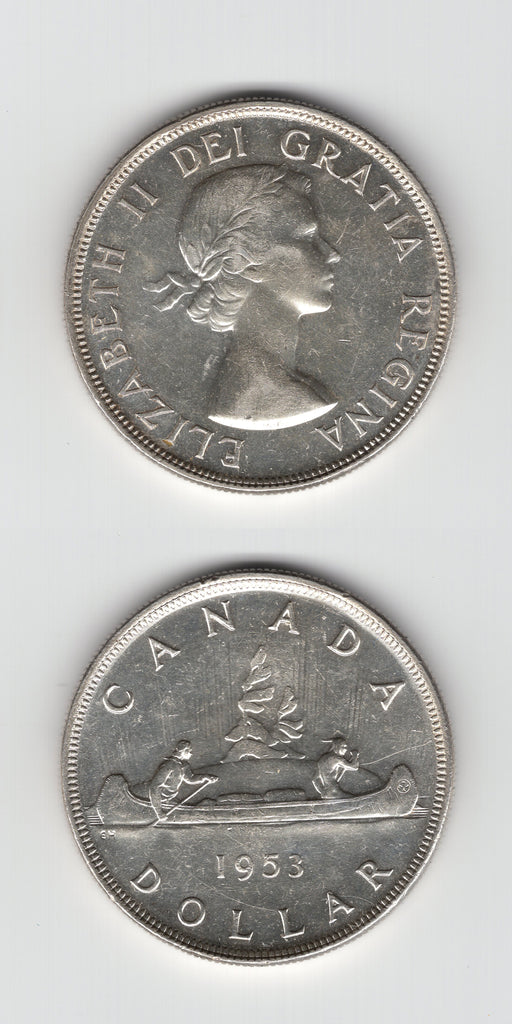 1953 Canada Canoe Dollar UNC