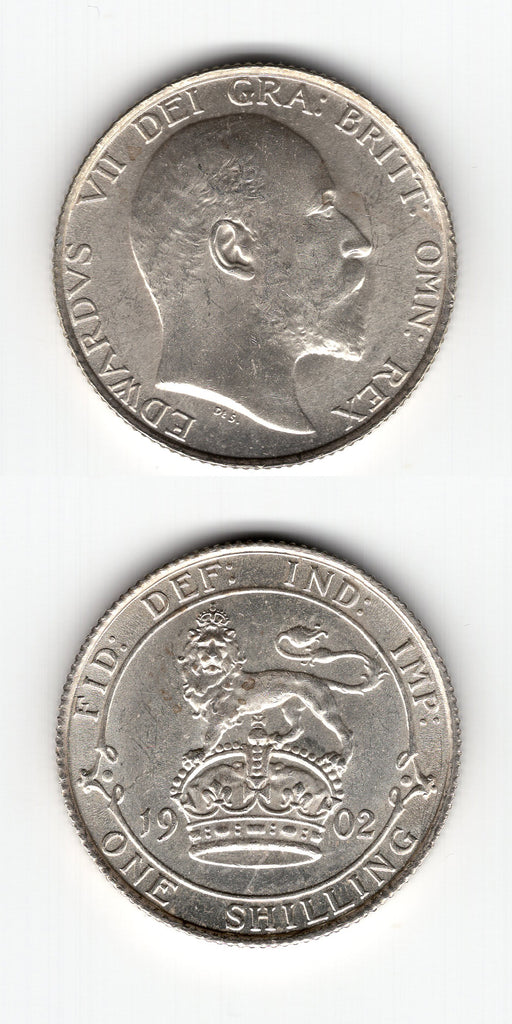 1902 Shilling BU