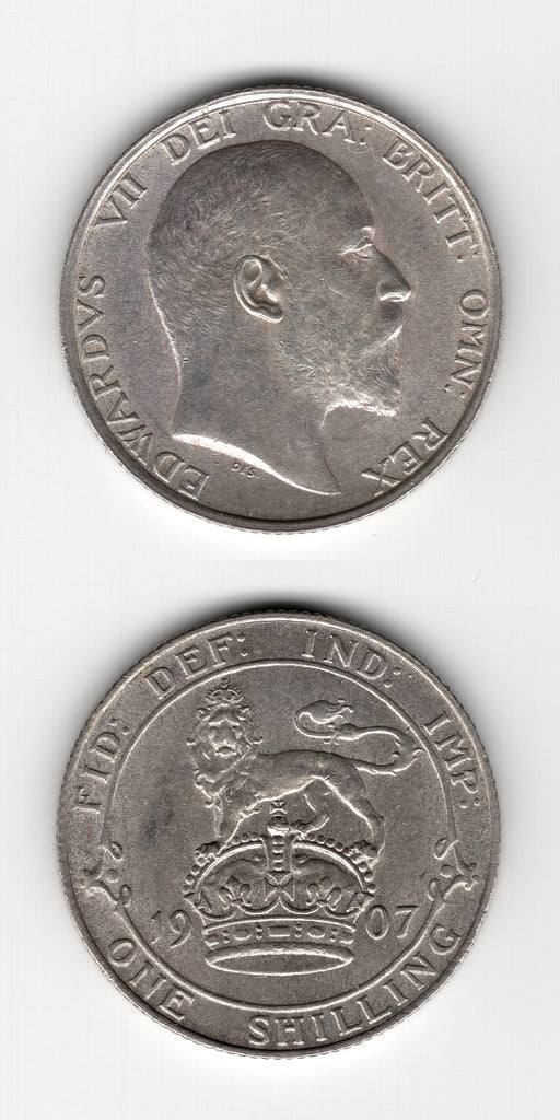 1907 Shilling AUNC