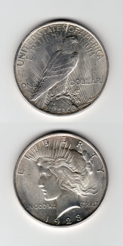1923 Peace Dollar UNC