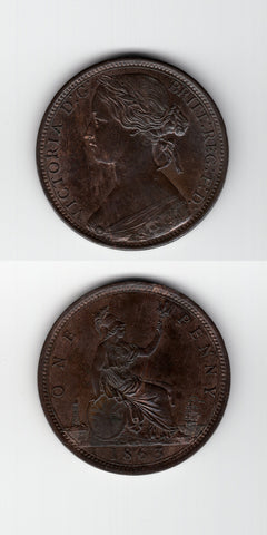 1863 Penny UNC