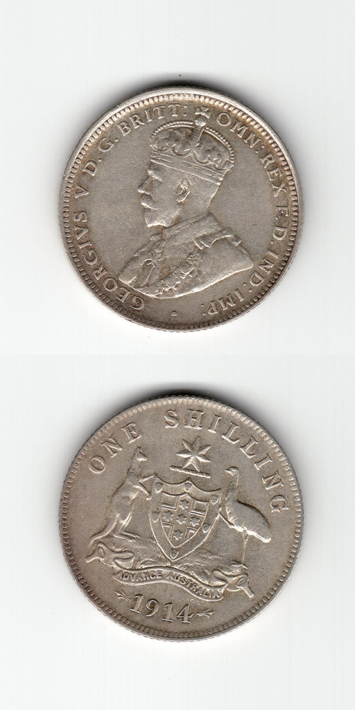 1914 Australia Shilling GVF