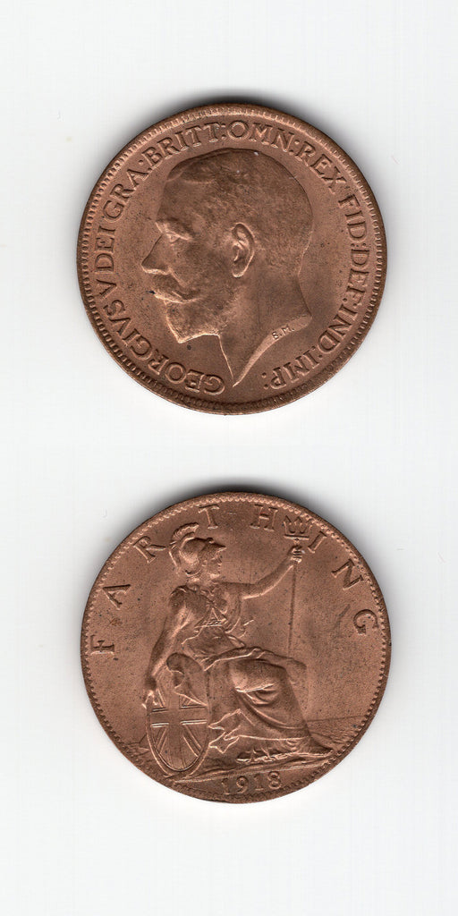 1918 Farthing UNC/BU