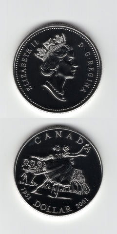 2001 Canada Silver Dollar UNC