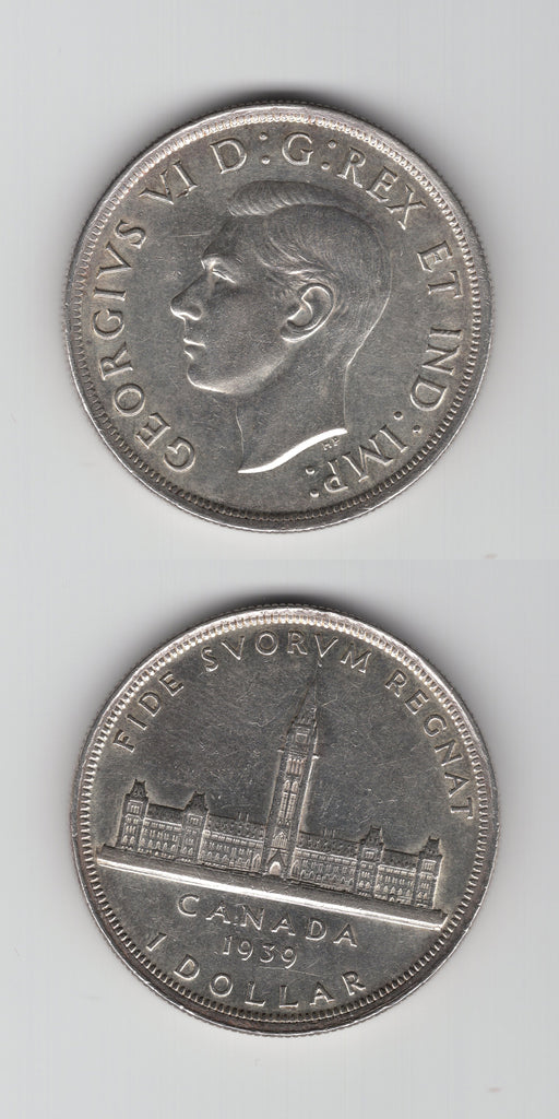 1939 Canada Silver Dollar AEF