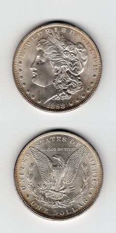 1898 O Silver Dollar UNC/BU