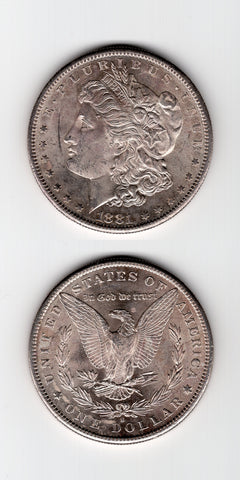 1881 s Silver Dollar UNC/BU