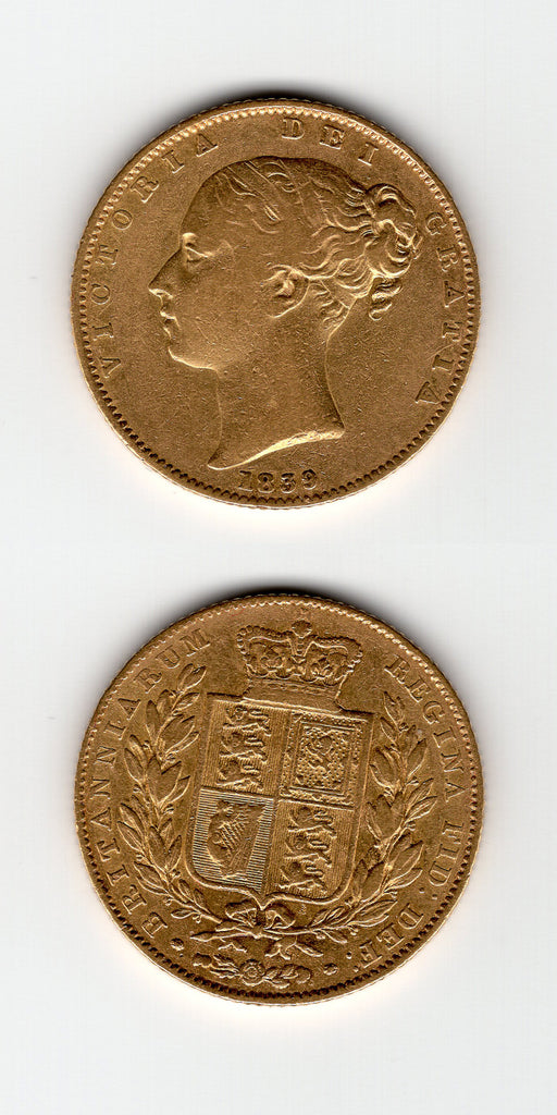 1839 Sovereign GF /VF