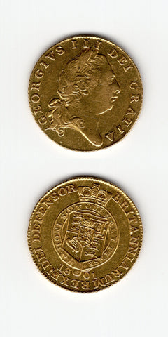 1801 George 111 Half Guinea AEF/EF