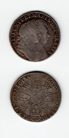 1692 William & Mary Shilling AVF