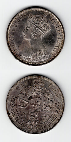1852 Florin UNC