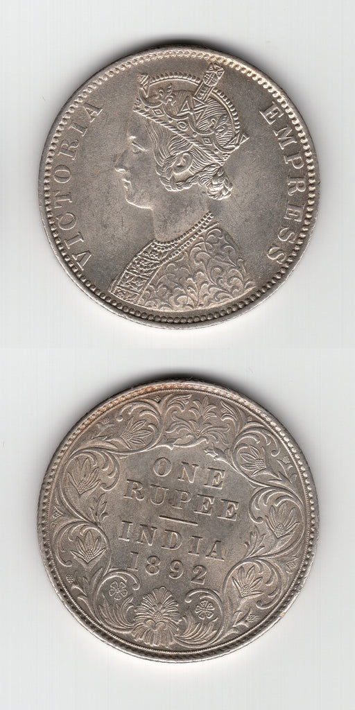 1892 india Rupee UNC