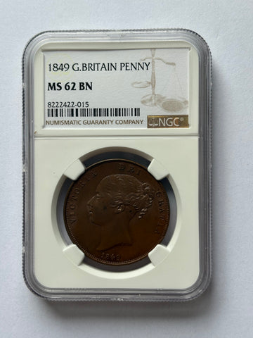 1849 Penny UNC