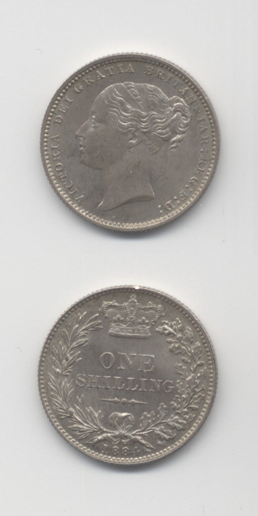 1884 Shilling  UNC