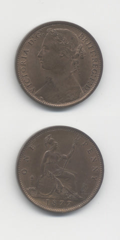 1877 Penny UNC
