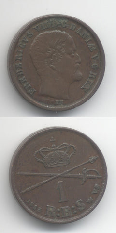 1853 Rigsbankskilling AEF