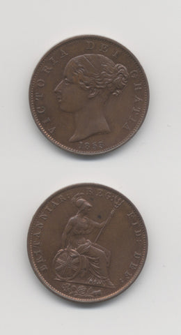 1853/2 Halfpenny Lustre UNC