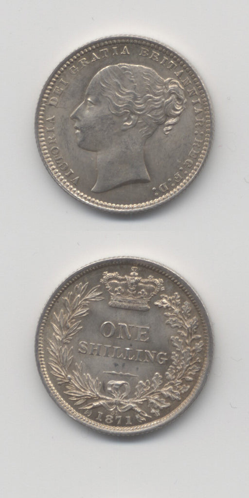 1871 Die 31 Shilling AUNC