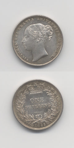 1865  Shilling AUNC/UNC
