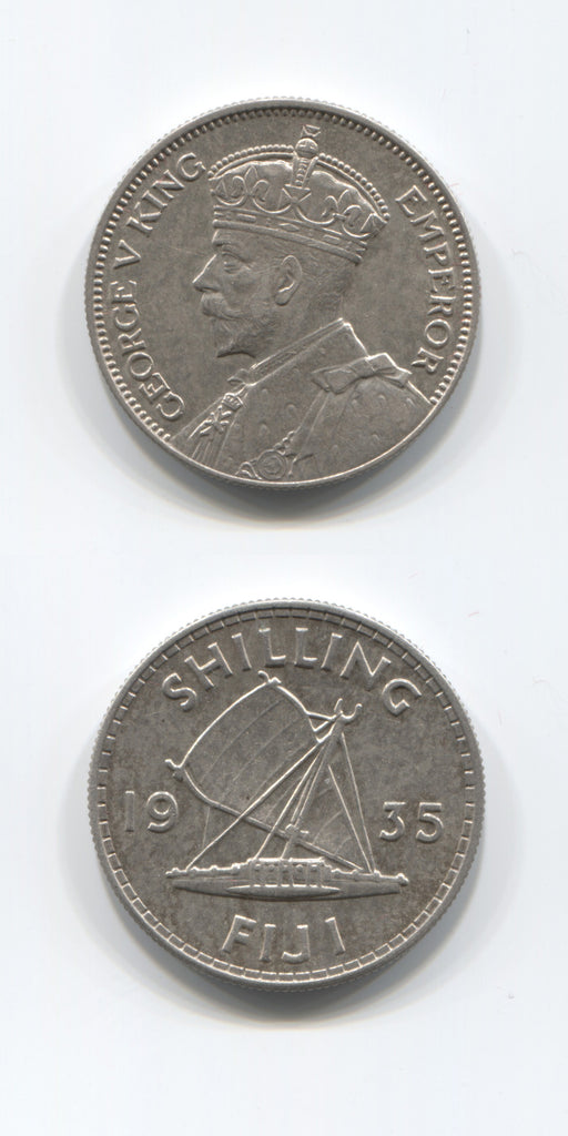1935 Fiji Shilling UNC