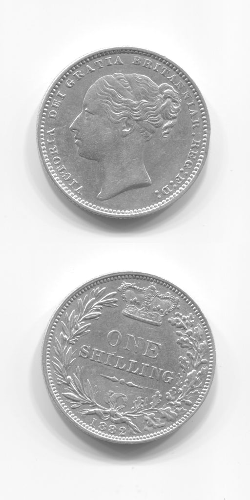 1882 Shilling GEF