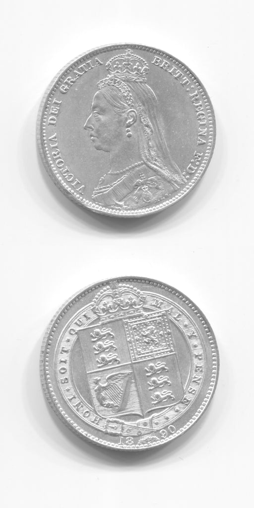 1890 Shilling UNC