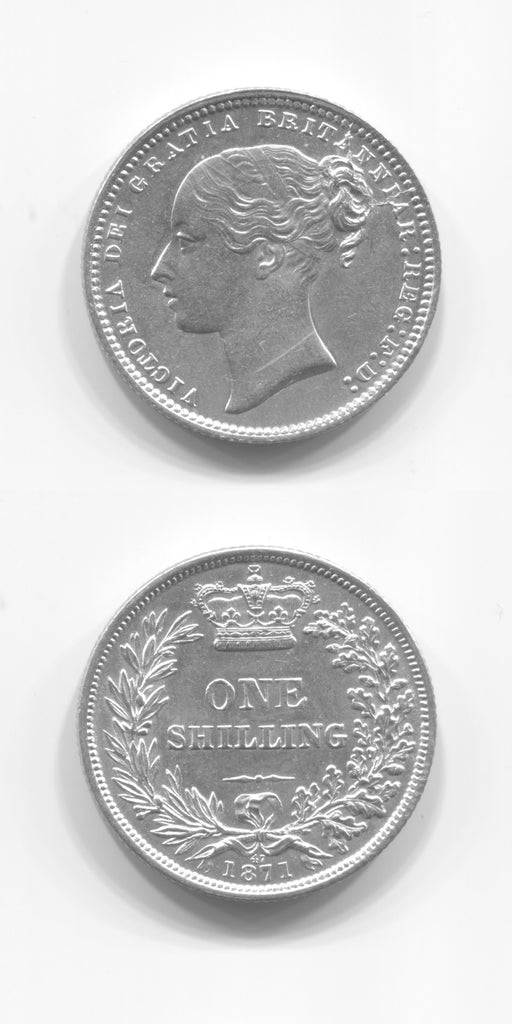 1871 Shilling EF/GEF