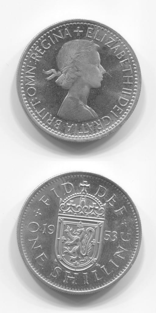 1953 Proof Scottish Shilling FDC