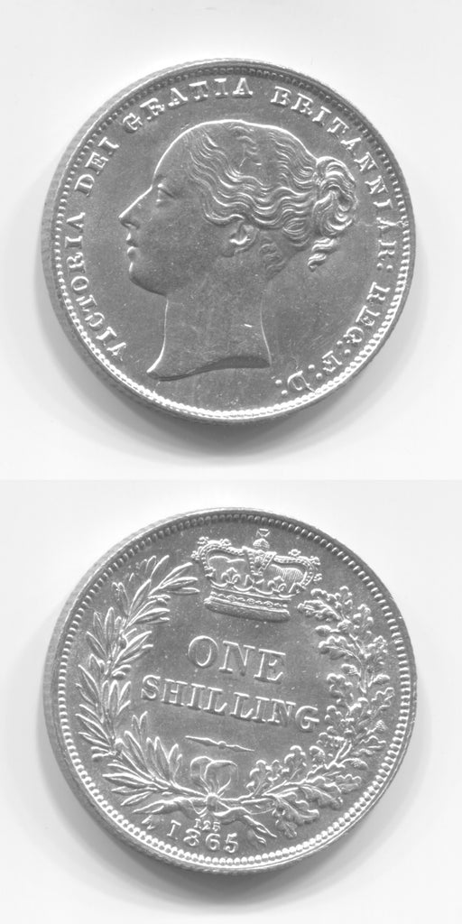 1865 Shilling BU