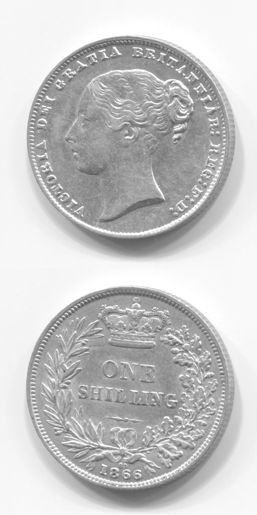 1866 Shilling GEF