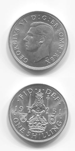 1951 S Shilling AUNC