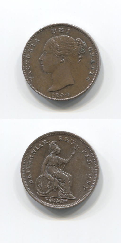 1844 1/3rd of1/4d UNC