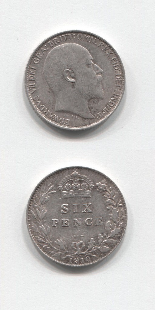 1910 Sixpence GVF