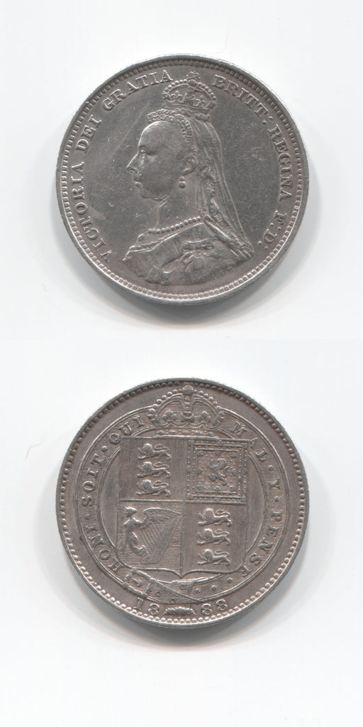 1888 Shilling AVF/VF