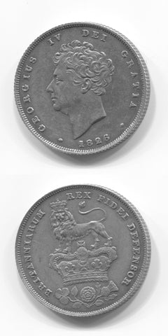 1826 Shilling AUNC