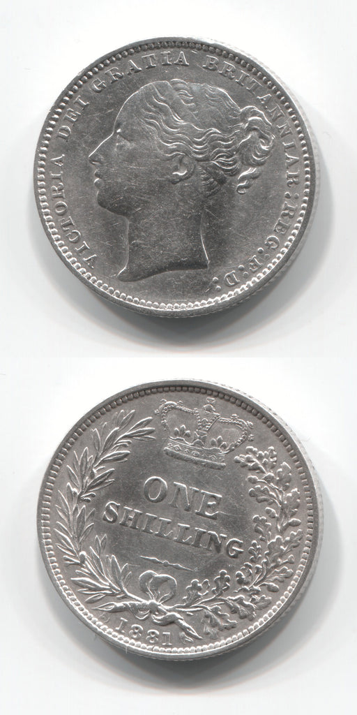 1881 Shilling EF