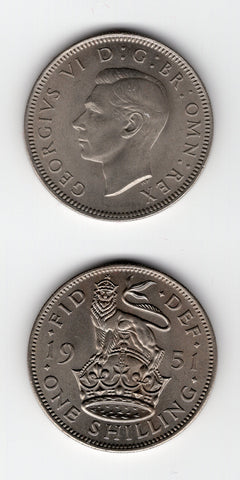 1951 E Shilling UNC