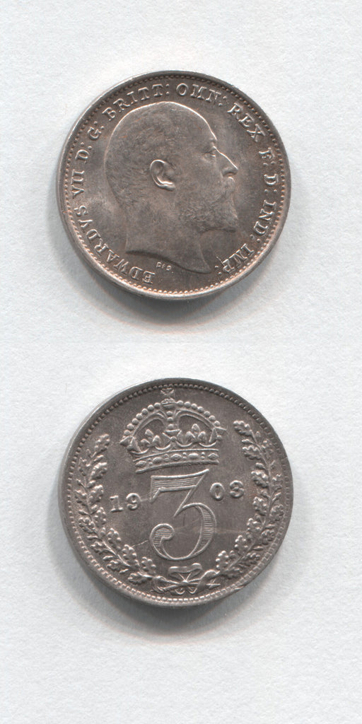 1903 Silver Threepence UNC