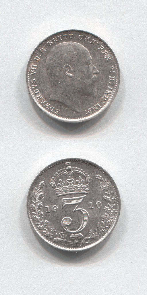 1910 Silver Threepence AUNC
