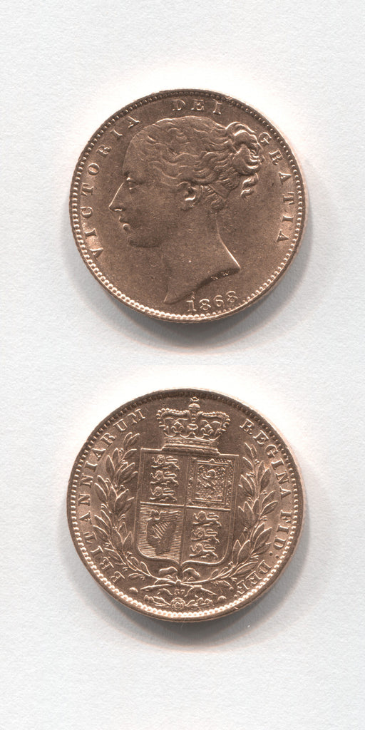 1868 Shield Sovereign.EF/GEF