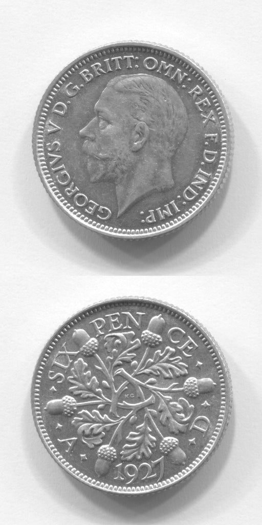 1927 Proof Sixpence FDC