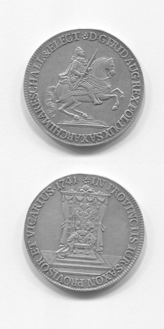 1741 Saxony Albertine 1/2 Reichsthaler AEF