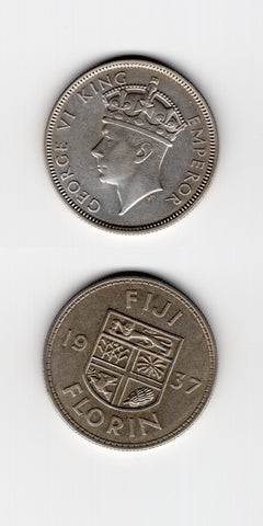 1937 Fiji Florin VF