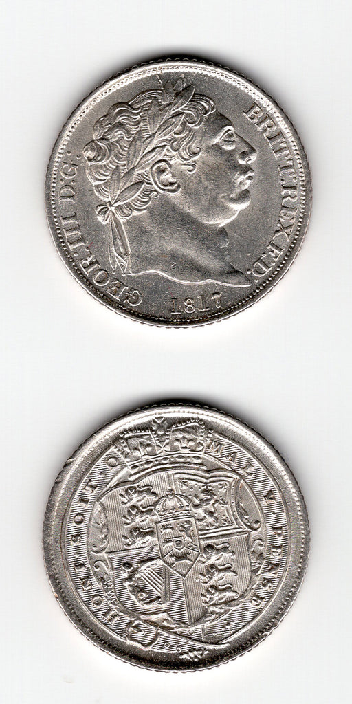 1817 Sixpence ABU/UNC
