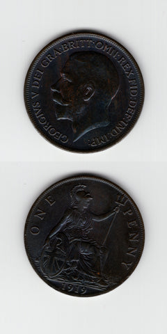 1919 Penny AUNC