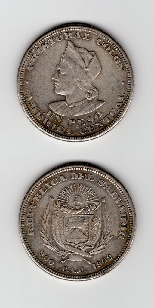 1909 El Salvador Peso GVF