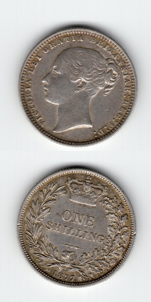 1877 Shilling GVF