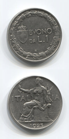1923 Italy Lira AUNC