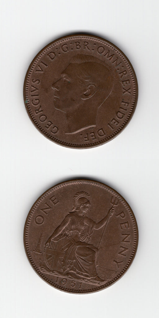 1951 Penny AUNC/UNC