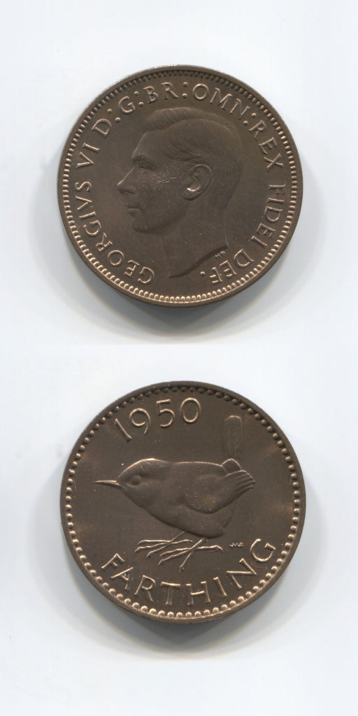 1950 Proof Farthing UNC
